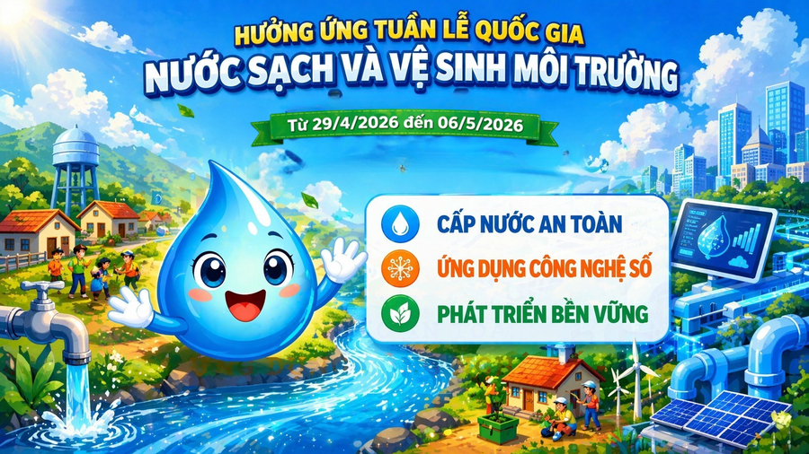 HƯỞNG ỨNG TUẦN LỄ QUỐC GIA NƯỚC SẠCH VÀ  VỆ SINH MÔI TRƯỜNG NĂM 2026