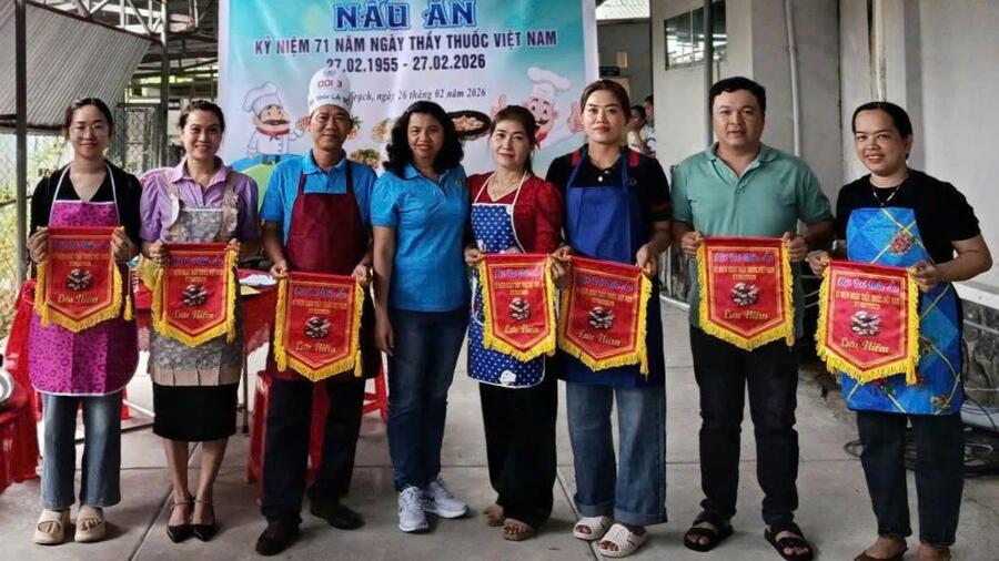 TRUNG TÂM Y TẾ KHU VỰC BẠC LIÊU TỔ CHỨC HỘI THI NẤU ĂN CHÀO MỪNG KỶ NIỆM 71 NĂM NGÀY THẦY THUỐC VIỆT NAM (27/02/1955 - 27/02/2026)