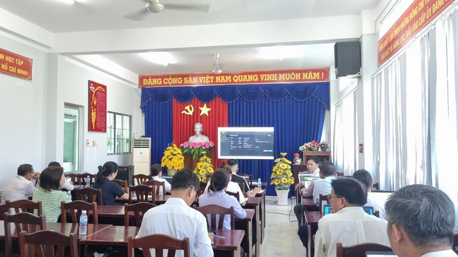 Tập huấn Hệ thống thông tin an toàn thực phẩm tuyến phường, xã