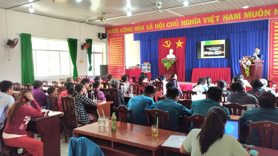 Phòng Dân số-TTGDSK Trung tâm Y tế thành phố Bạc Liêu tổ chức tuyên truyền về Mất cân bằng giới tính khi sinh