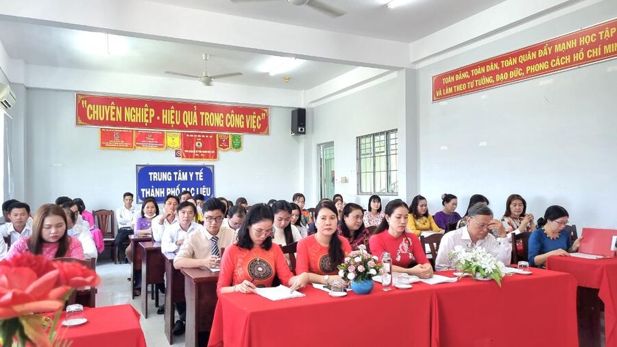 Trung tâm Y tế thành phố Bạc Liêu tổ chức Hội nghị viên chức, người lao động đầu năm 2024